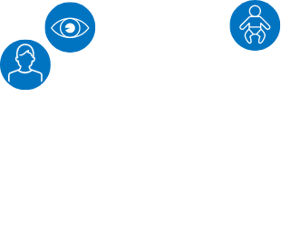 pie chart showing proportion of patients with types of cystinosis